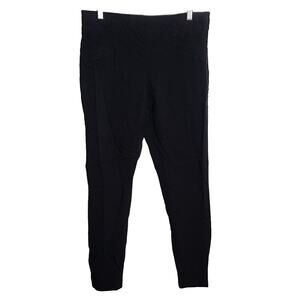 Joe B Pull On Stretchy Black Pants, XL